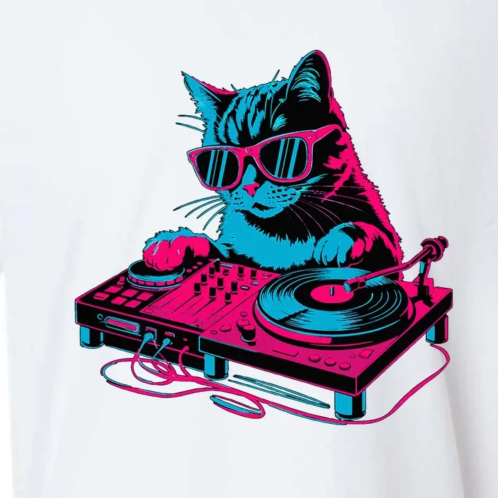 Dj Cat Music Sueded Cloud Jersey T-Shirt