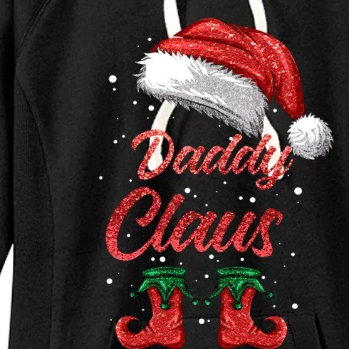 Daddy Claus Matching Family Merry Christmas Santa Funny Meaningful Gift Women's Fleece Hoodie