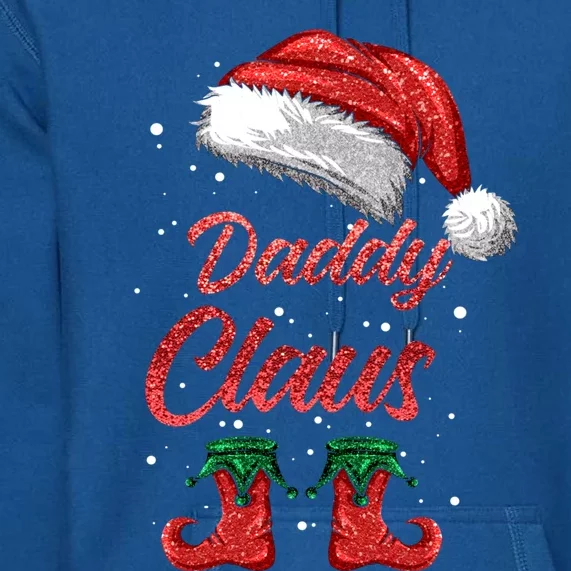 Daddy Claus Matching Family Merry Christmas Santa Funny Meaningful Gift Premium Hoodie