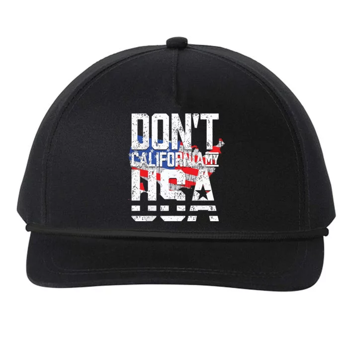 Dont California My Usa Snapback Five-Panel Rope Hat