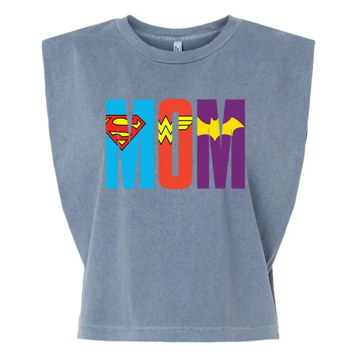 Dc Comics Mothers Day Super Hero Mom Garment-Dyed Women's Muscle Tee