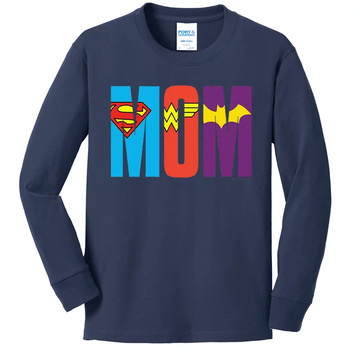 Dc Comics Mothers Day Super Hero Mom Kids Long Sleeve Shirt