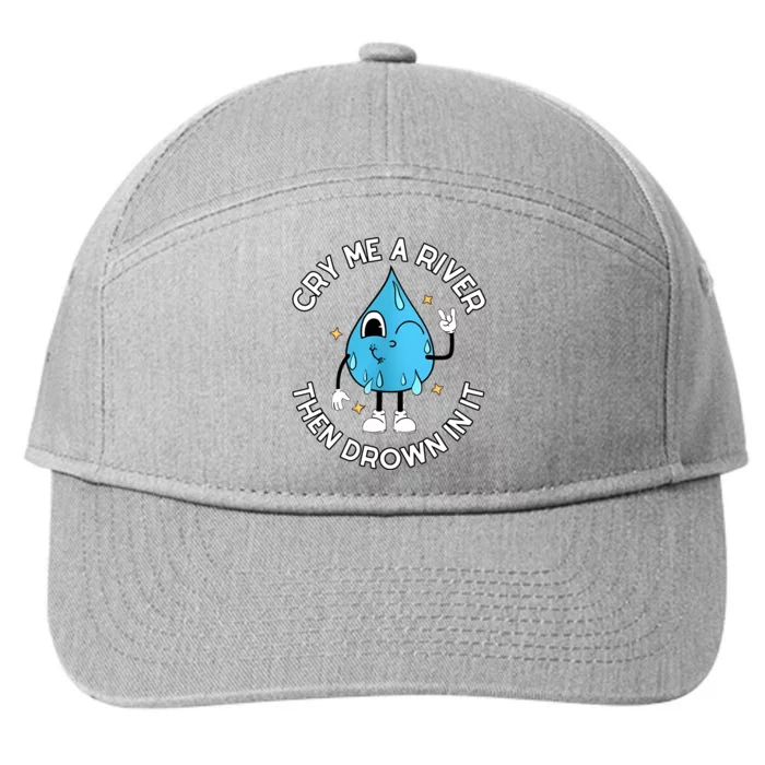 Doublecrossco Cry Me A River Then Drown In It 7-Panel Snapback Hat