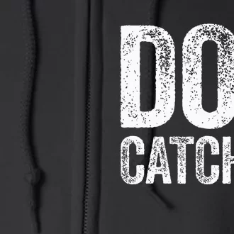 Dog Catcher  Matching Costume Full Zip Hoodie