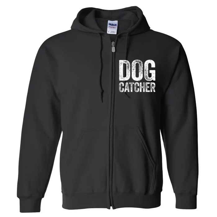 Dog Catcher  Matching Costume Full Zip Hoodie