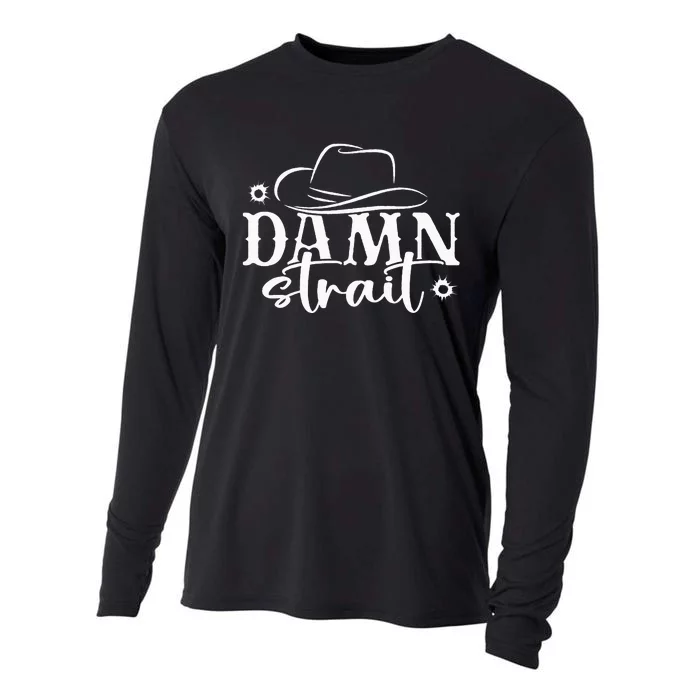 Damn Country Music Cooling Performance Long Sleeve Crew