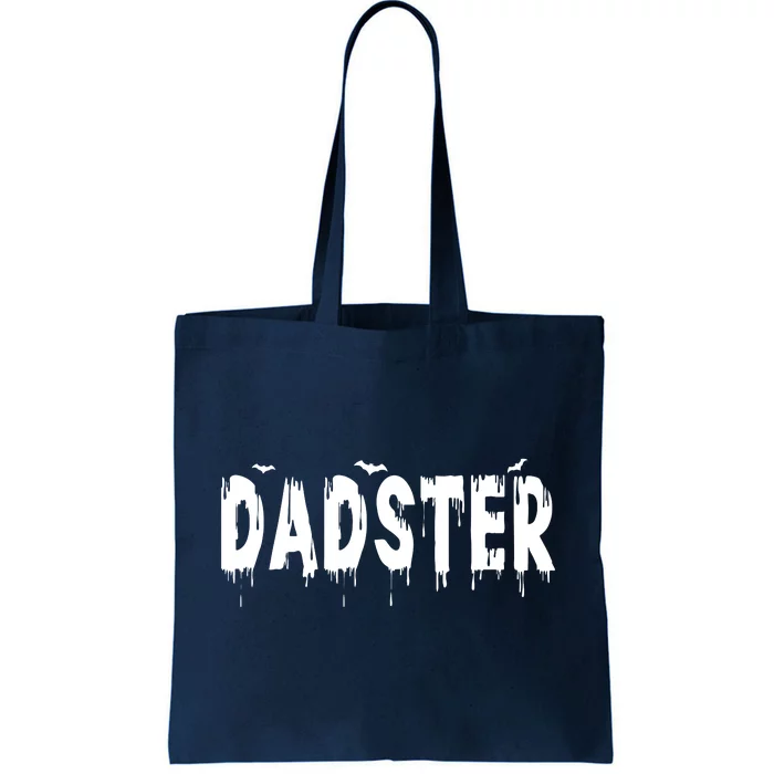 Dadster Couple Matching Family Mom Dad Halloween Party Tote Bag