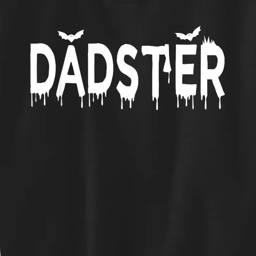 Dadster Couple Matching Family Mom Dad Halloween Party Kids Sweatshirt