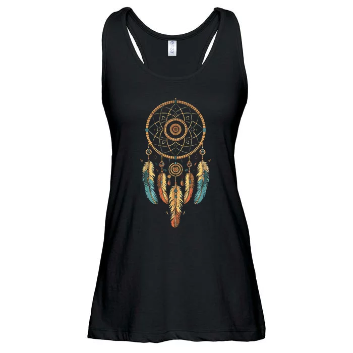 Dream Catcher Native American Tribal Ladies Essential Flowy Tank