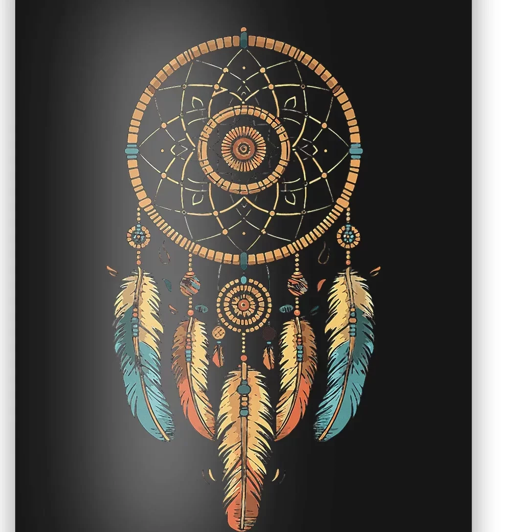 Dream Catcher Native American Tribal Poster