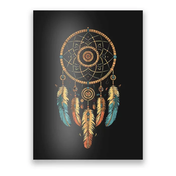 Dream Catcher Native American Tribal Poster