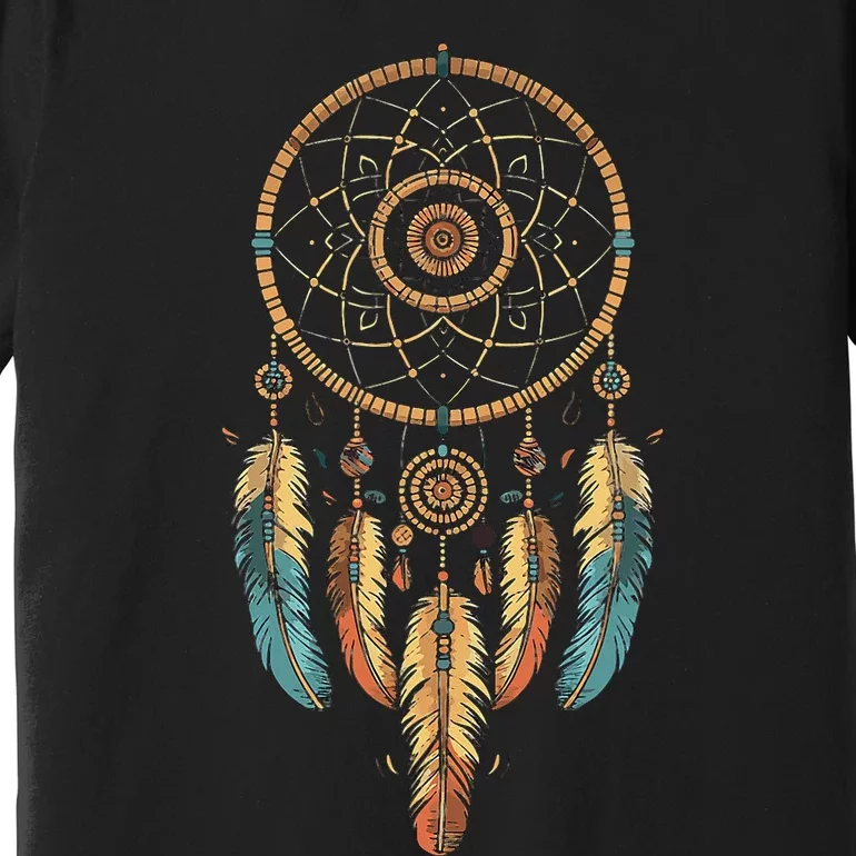 Dream Catcher Native American Tribal Premium T-Shirt