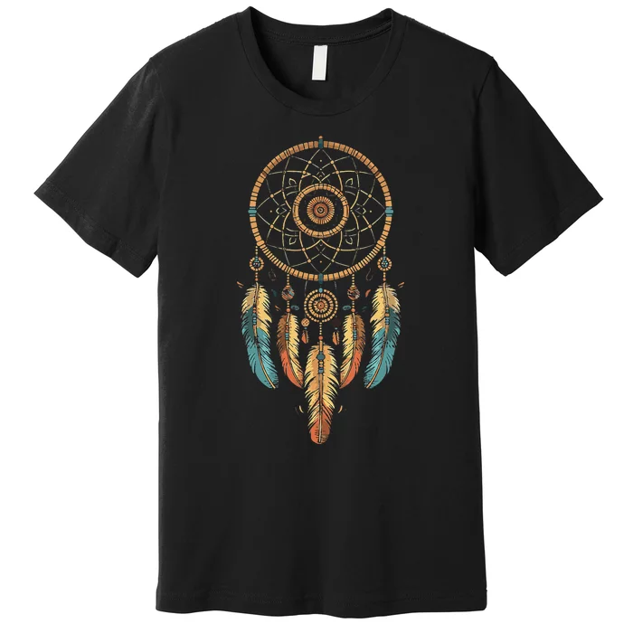 Dream Catcher Native American Tribal Premium T-Shirt