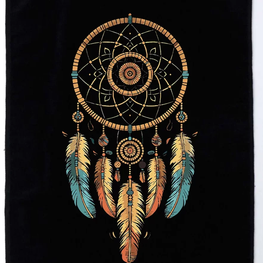 Dream Catcher Native American Tribal Platinum Collection Golf Towel