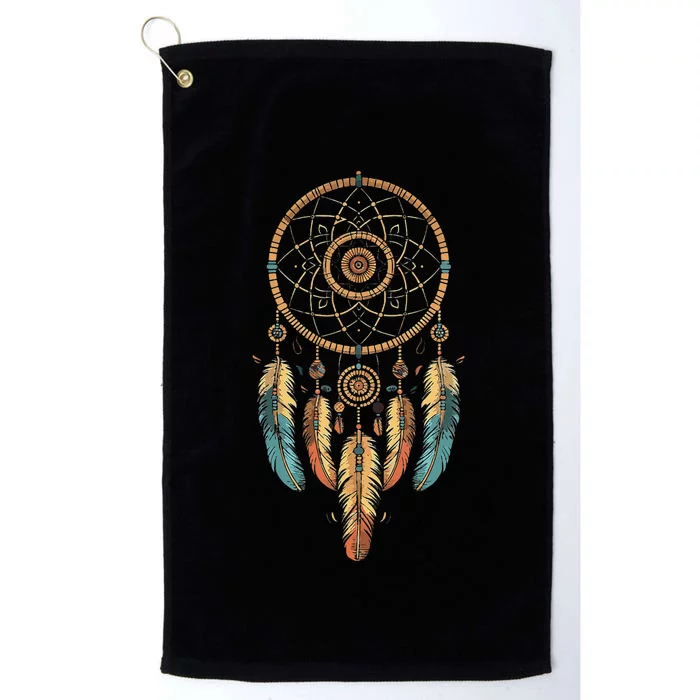 Dream Catcher Native American Tribal Platinum Collection Golf Towel