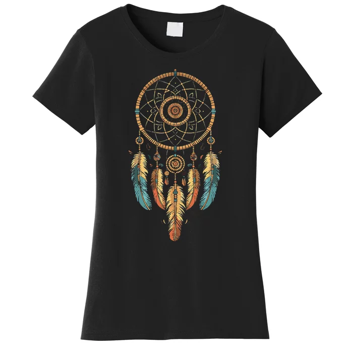 Dream Catcher Native American Tribal Women's T-Shirt