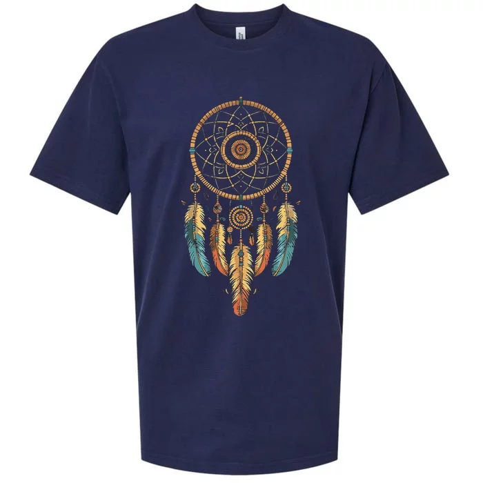 Dream Catcher Native American Tribal Sueded Cloud Jersey T-Shirt