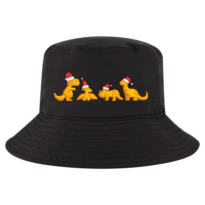 Dino Chicken Nuggets Funny Dinosaur Shape Nuggets Christmas Cool Comfort Performance Bucket Hat