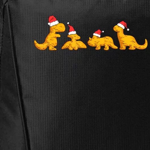 Dino Chicken Nuggets Funny Dinosaur Shape Nuggets Christmas City Backpack