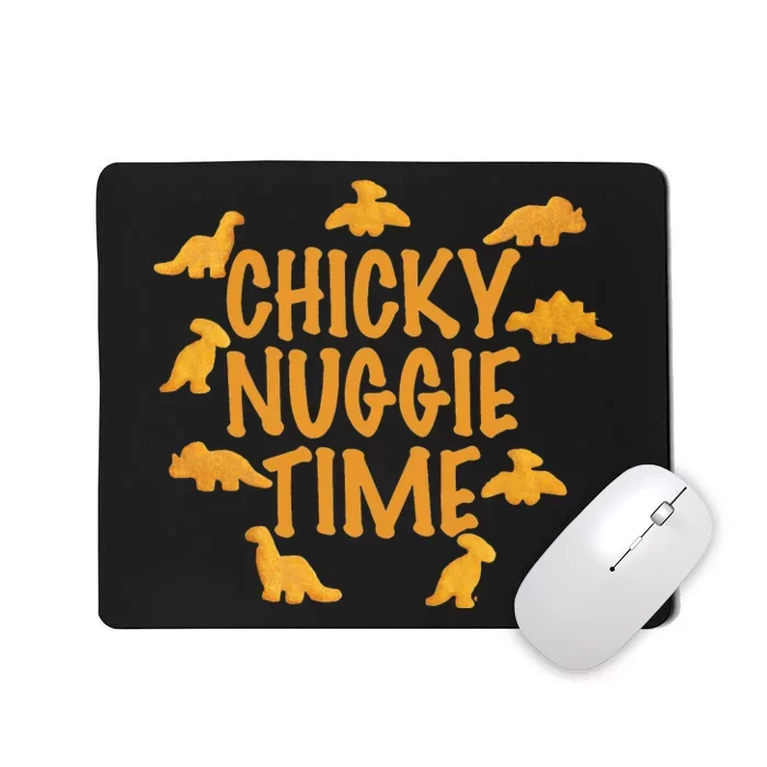 Dino Chicken Nugget Funny Dinosaur Shape Nuggets Mousepad