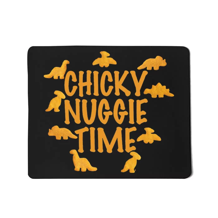 Dino Chicken Nugget Funny Dinosaur Shape Nuggets Mousepad