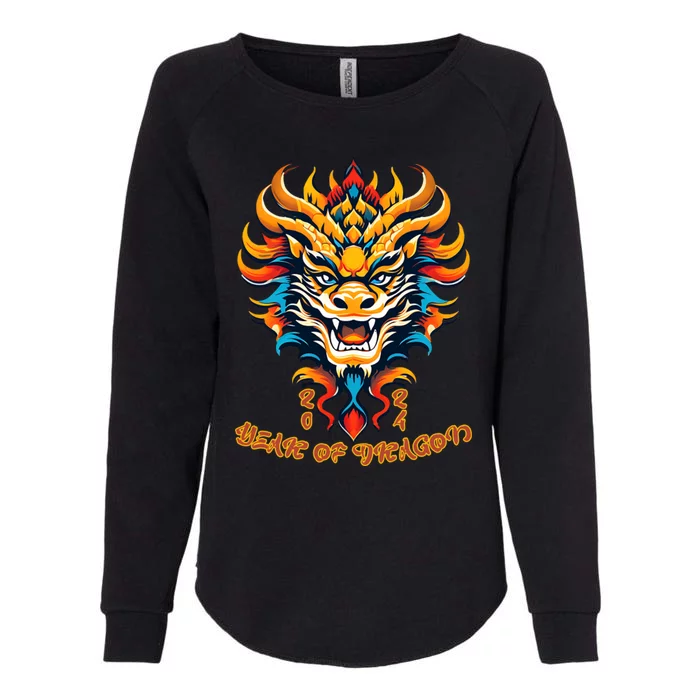 Dragon Chinese New Year 2024 Womens California Wash Sweatshirt