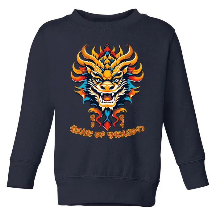 Dragon Chinese New Year 2024 Toddler Sweatshirt