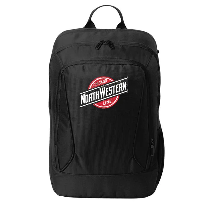 Defunct Chicago North Western Line Rustic Style City Backpack