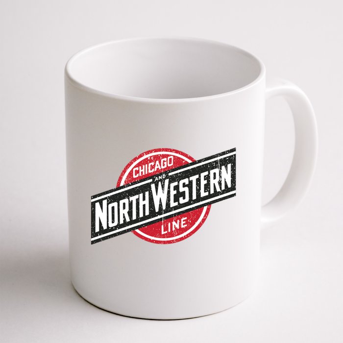 Defunct Chicago North Western Line Rustic Style Front & Back Coffee Mug