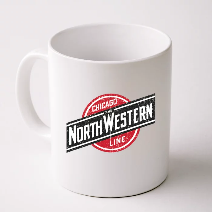 Defunct Chicago North Western Line Rustic Style Front & Back Coffee Mug