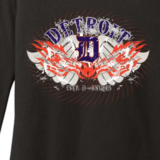 Detroit City Of Angels Womens CVC Long Sleeve Shirt