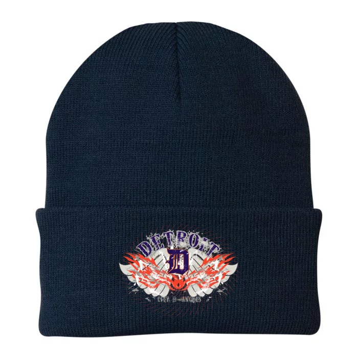 Detroit City Of Angels Knit Cap Winter Beanie