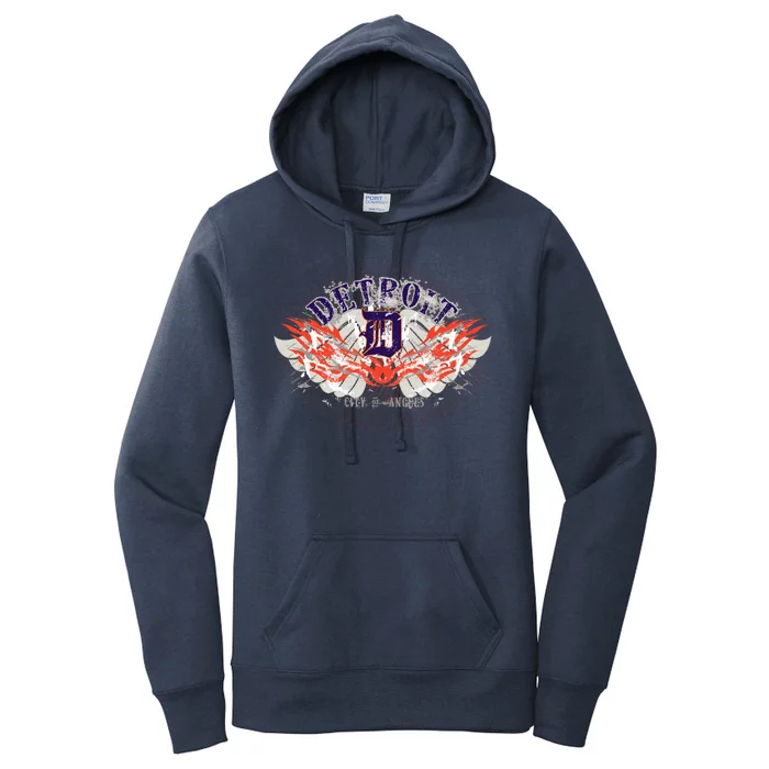 Detroit City Of Angels Women's Pullover Hoodie