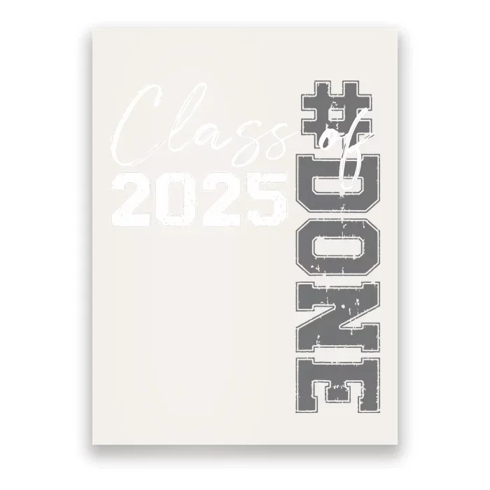 Done Class Of 2025 Graduate Funny 2025 Graduation Seniors Poster