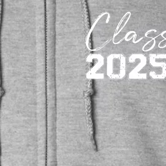 Done Class Of 2025 Graduate Funny 2025 Graduation Seniors Full Zip Hoodie