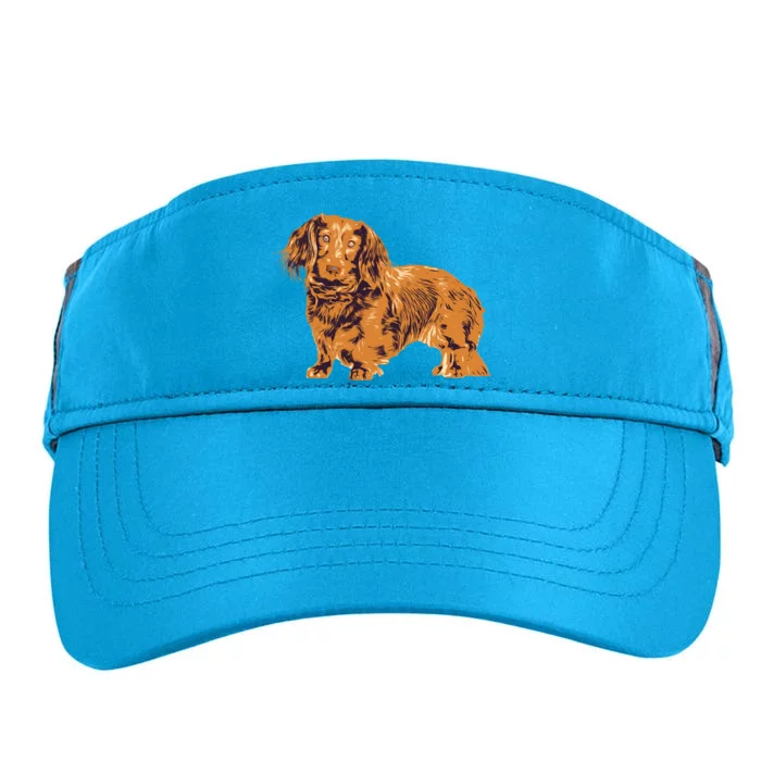 Dachshund Cute Puppy Dog Doggy Lover Gift Adult Drive Performance Visor