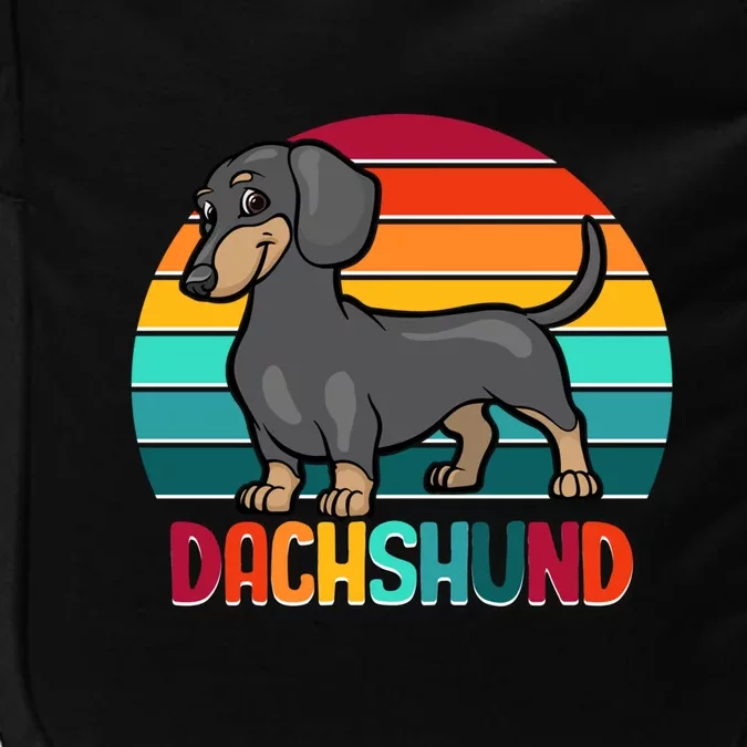 Dachshund Cute Puppy Dog Doggy Lover Retro Sunset Great Gift Impact Tech Backpack