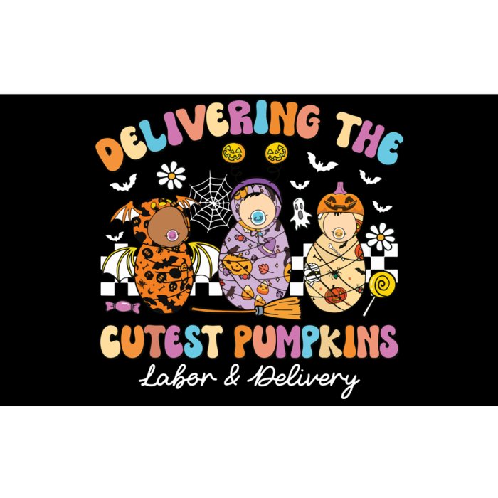 Delivering Cutest Pumpkins Labor Delivery Nurse Halloween Bumper Sticker