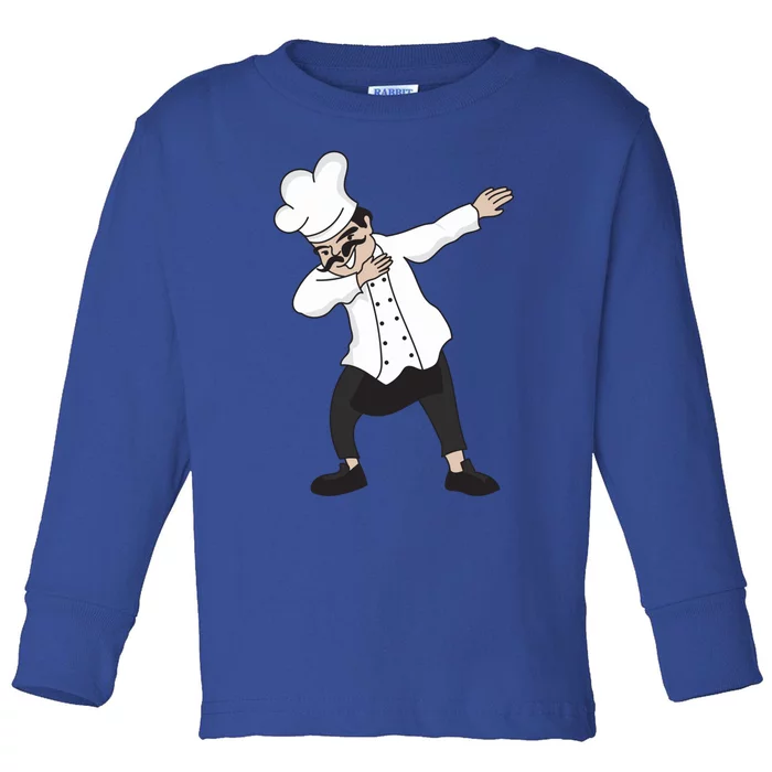 Dabbing Chef Pizza Chef Pizza Chef Chef With Chefs Hat Meaningful Gift Toddler Long Sleeve Shirt