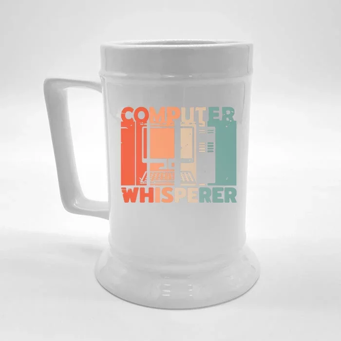 Developer Coder Programming Software Engineer Programmer Front & Back Beer Stein