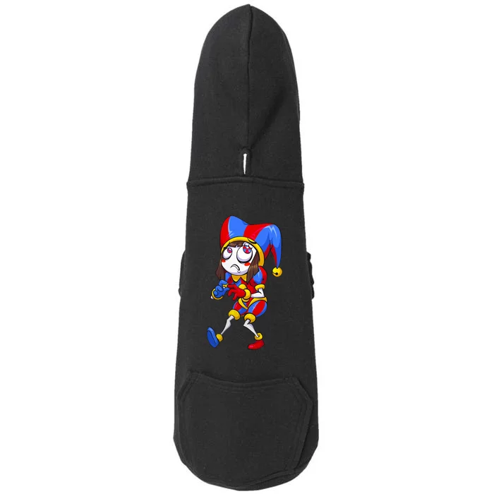 Digital Circus Pomni Horror Characters Digitalcircus Design Doggie 3-End Fleece Hoodie