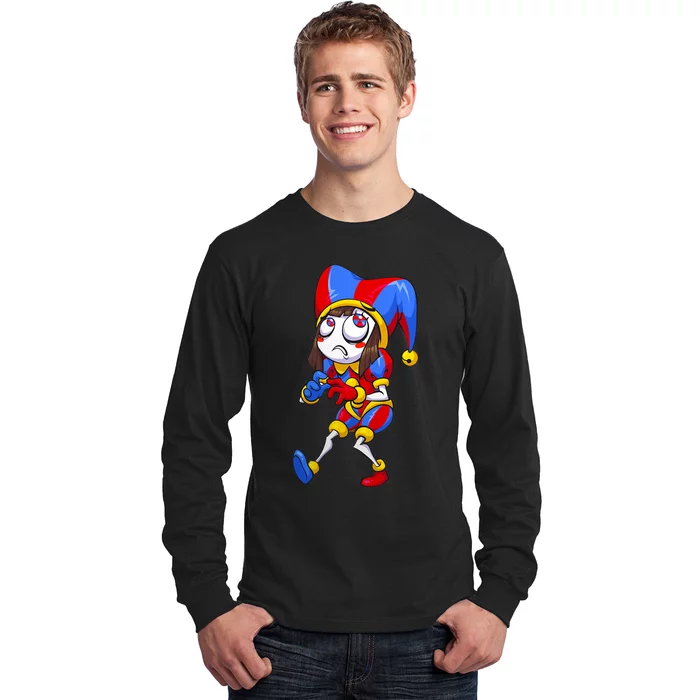 Digital Circus Pomni Horror Characters Digitalcircus Design Long Sleeve ...