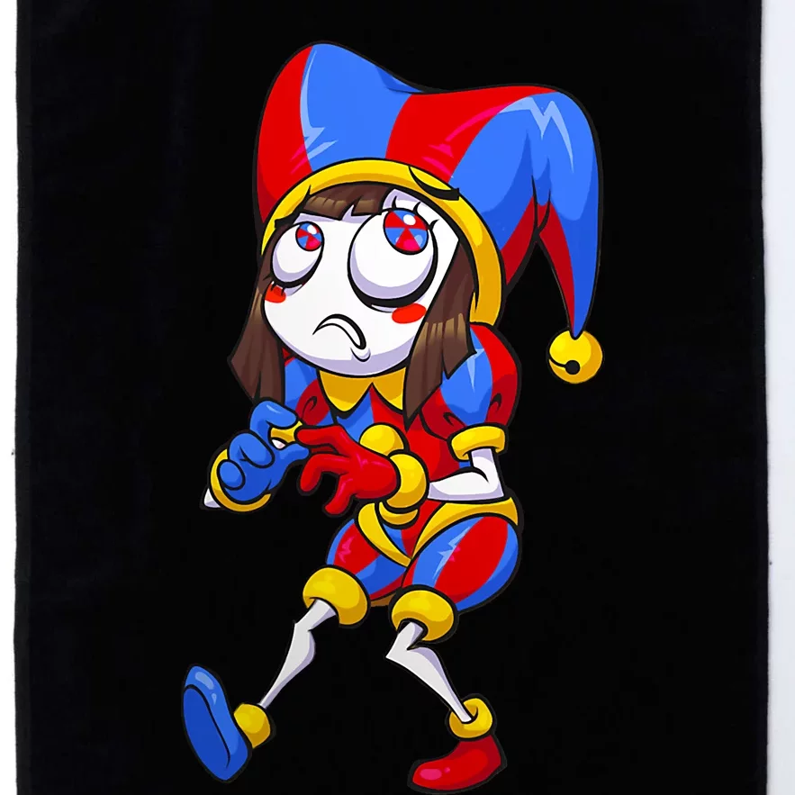 Digital Circus Pomni Horror Characters Digitalcircus Design Platinum Collection Golf Towel