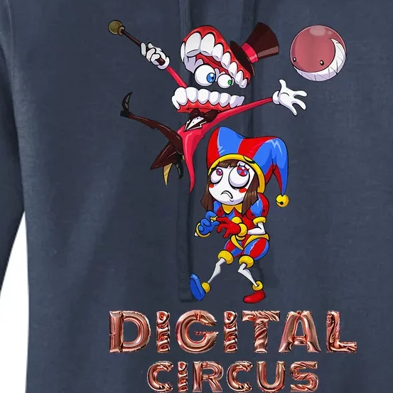 Digital Circus Pomni Funny Ragatha Jax DigitalCircus Women's Pullover Hoodie