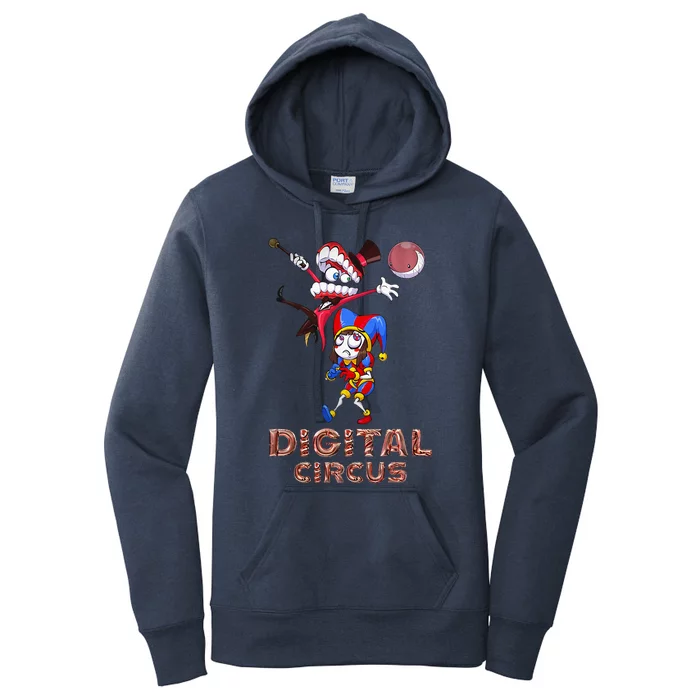 Digital Circus Pomni Funny Ragatha Jax DigitalCircus Women's Pullover Hoodie