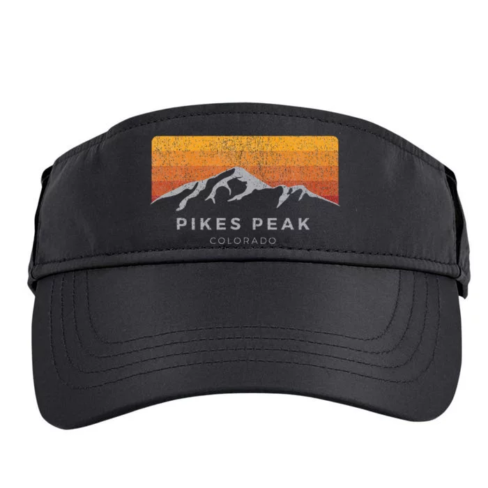 Distressed Colorado Pikes Peak Summer Edition Adult Drive Performance Visor