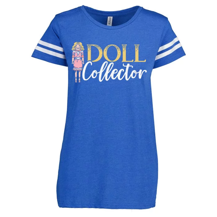 Doll Collector Plangonologist Doll Collecting Toys Enza Ladies Jersey Football T-Shirt