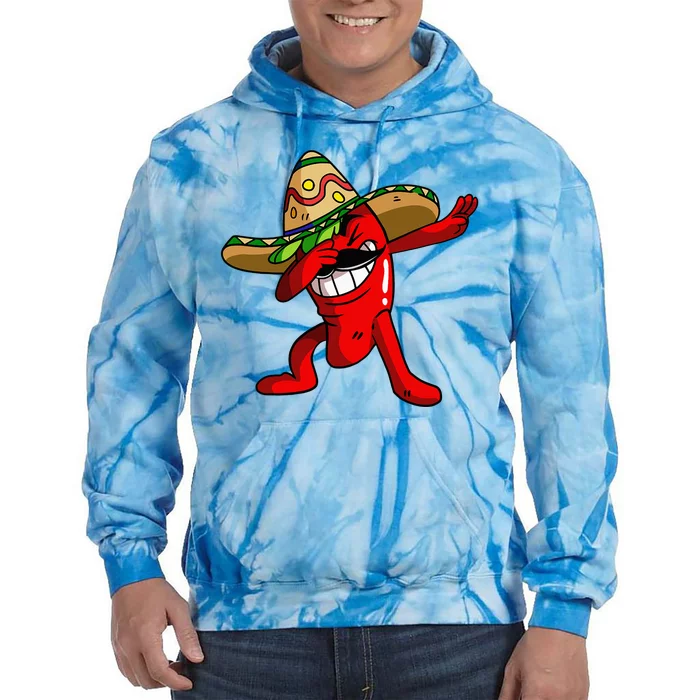 Dabbing Chili Pepper Chili Today Hot Tamale Tie Dye Hoodie