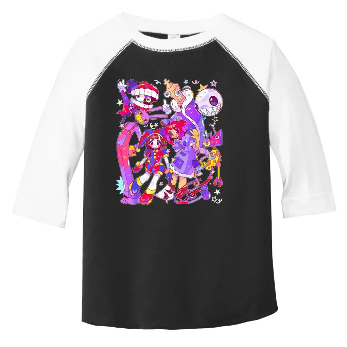 Digital Circus Pomni Funny Ragatha Jax Digitalcircus Toddler Fine Jersey T-Shirt