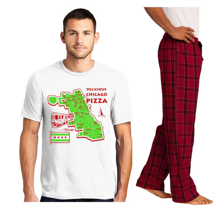 Delicious Chicago Pizza Pajama Set